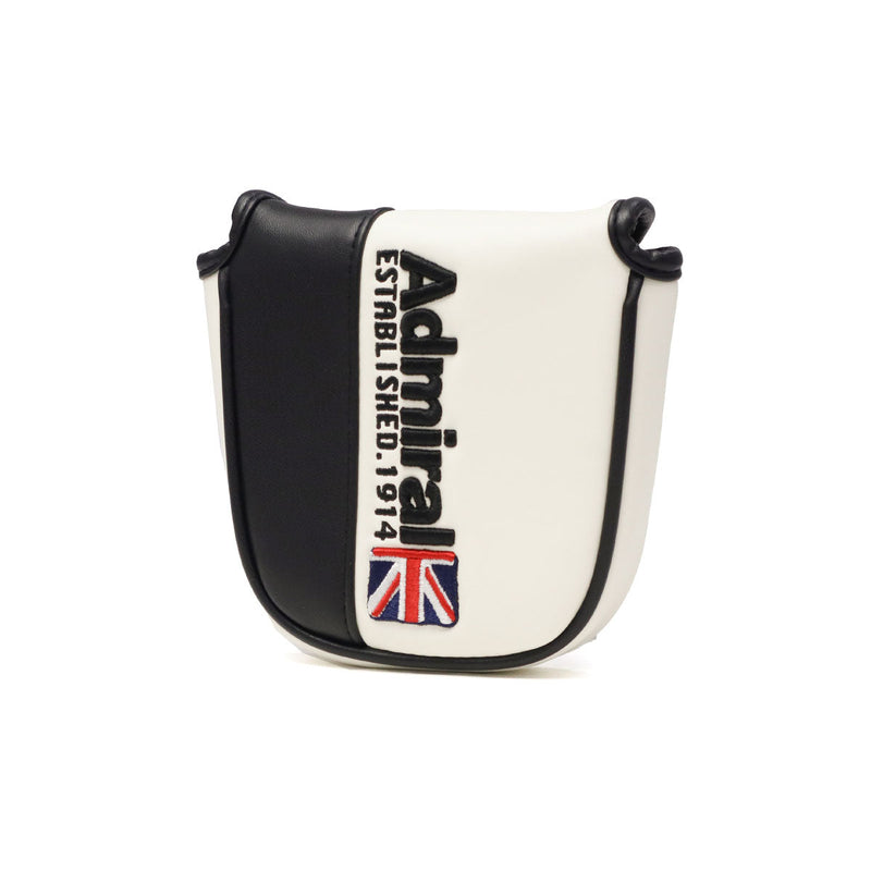 アドミラルゴルフ ヘッドカバー メンズ レディース パターカバー マレット Admiral GOLF ブランド 大人 ゴルフ かっこいい マレット型 パター カバー おしゃれ 軽量 軽い マグネット式 ロゴ ゴルフ用品 ADMG3BH4