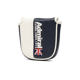 アドミラルゴルフ ヘッドカバー メンズ レディース パターカバー マレット Admiral GOLF ブランド 大人 ゴルフ かっこいい マレット型 パター カバー おしゃれ 軽量 軽い マグネット式 ロゴ ゴルフ用品 ADMG3BH4
