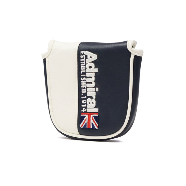 アドミラルゴルフ ヘッドカバー メンズ レディース パターカバー マレット Admiral GOLF ブランド 大人 ゴルフ かっこいい マレット型 パター カバー おしゃれ 軽量 軽い マグネット式 ロゴ ゴルフ用品 ADMG3BH4