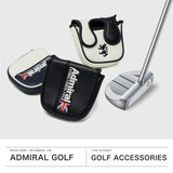 アドミラルゴルフ ヘッドカバー メンズ レディース パターカバー マレット Admiral GOLF ブランド 大人 ゴルフ かっこいい マレット型 パター カバー おしゃれ 軽量 軽い マグネット式 ロゴ ゴルフ用品 ADMG3BH4