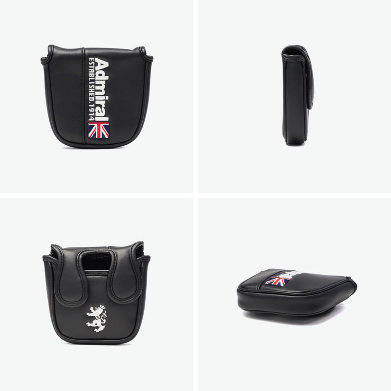 アドミラルゴルフ ヘッドカバー メンズ レディース パターカバー マレット Admiral GOLF ブランド 大人 ゴルフ かっこいい マレット型 パター カバー おしゃれ 軽量 軽い マグネット式 ロゴ ゴルフ用品 ADMG3BH4