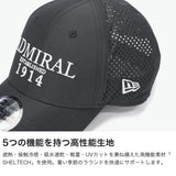アドミラルゴルフ キャップ メンズ レディース ニューエラ ゴルフ Admiral GOLF ゴルフキャップ 帽子 NEW ERA 大人 おしゃれ 夏用 夏 遮熱 接触冷感 吸水速乾 軽量 キャップパンチング ニューエラコラボ ADMB6A11