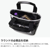 アドミラルゴルフ カートバッグ ゴルフ メンズ レディース ラウンドバッグ ブランド Admiral GOLF トートバッグ カート トート 小さめ ファスナー付き ロゴ B5 ラウンドバッグベーシックスポーツ ADMZ6AT5