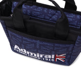 アドミラルゴルフ カートバッグ ゴルフ メンズ レディース ラウンドバッグ ブランド Admiral GOLF トートバッグ カート トート 小さめ ファスナー付き ロゴ A5 UJモノグラム ラウンドバッグモノグラム ADMZ6AT6