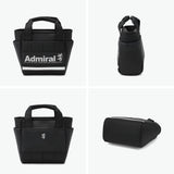アドミラルゴルフ ラウンドバッグ ゴルフ メンズ レディース Admiral GOLF カートバッグ トートバッグ 軽量 合皮 ファスナー付き おしゃれ 幾何学柄 ロゴ 小さめ 手持ち A5 ラウンドバッグスタンダード ADMZ6BT3