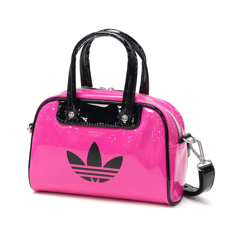 アディダスオリジナルス ショルダーバッグ レディース メンズ adidas Originals 斜めがけ 小さめ 軽量 軽い ブランド かわいい おしゃれ 2WAY 斜めがけバッグ ミニトート エナメル アディカラー ミニボウリングバッグ MBH67