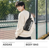 アディダス ボディバッグ メンズ adidas ブランド 小さめ 軽い 軽量 かっこいい 斜めがけ スリングバッグ ロゴ ショルダー バッグ 縦型 リニア リニアスリングバッグ TK961