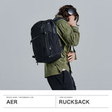 エアー リュック メンズ レディース 大容量 軽量 Aer バックパック デイパック ブランド カジュアル ビジネス ビジカジ 通勤 旅行 出張 ナイロン 大人 B4 A4 2層 PC Travel Collection Travel Pack 4 28L