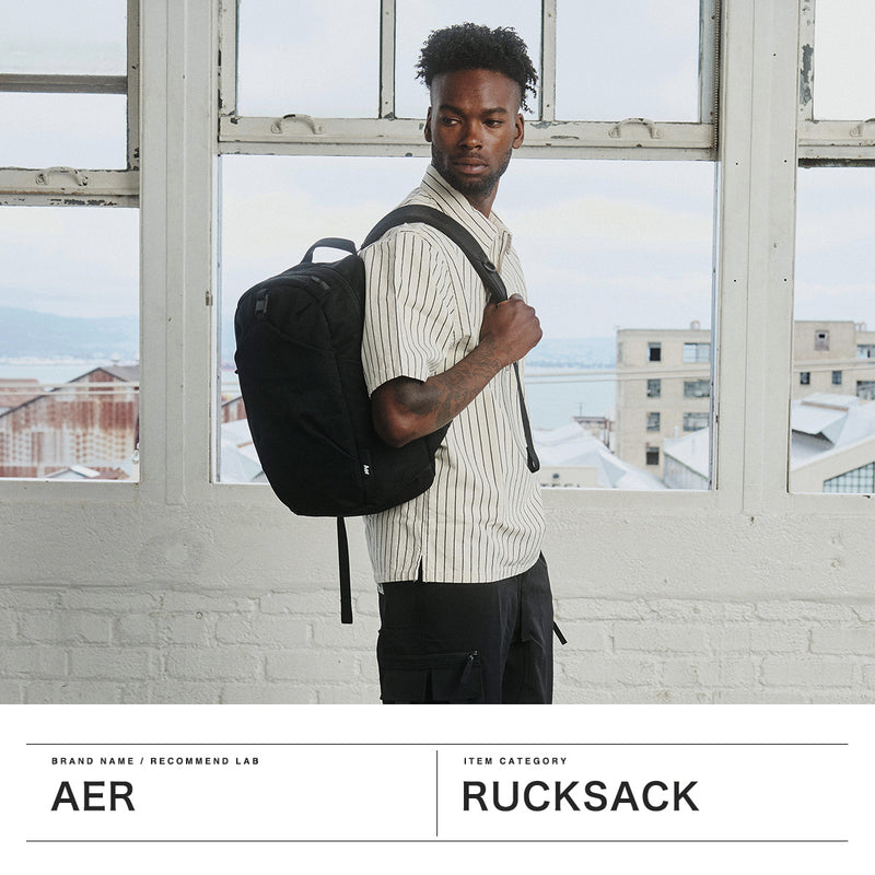 Air backpack for men and women Aer backpack casual stylish large lightweight lightweight commuting school business travel nylon Cordura nylon cool brand backpack carry-on A4 20L Go Pack 2