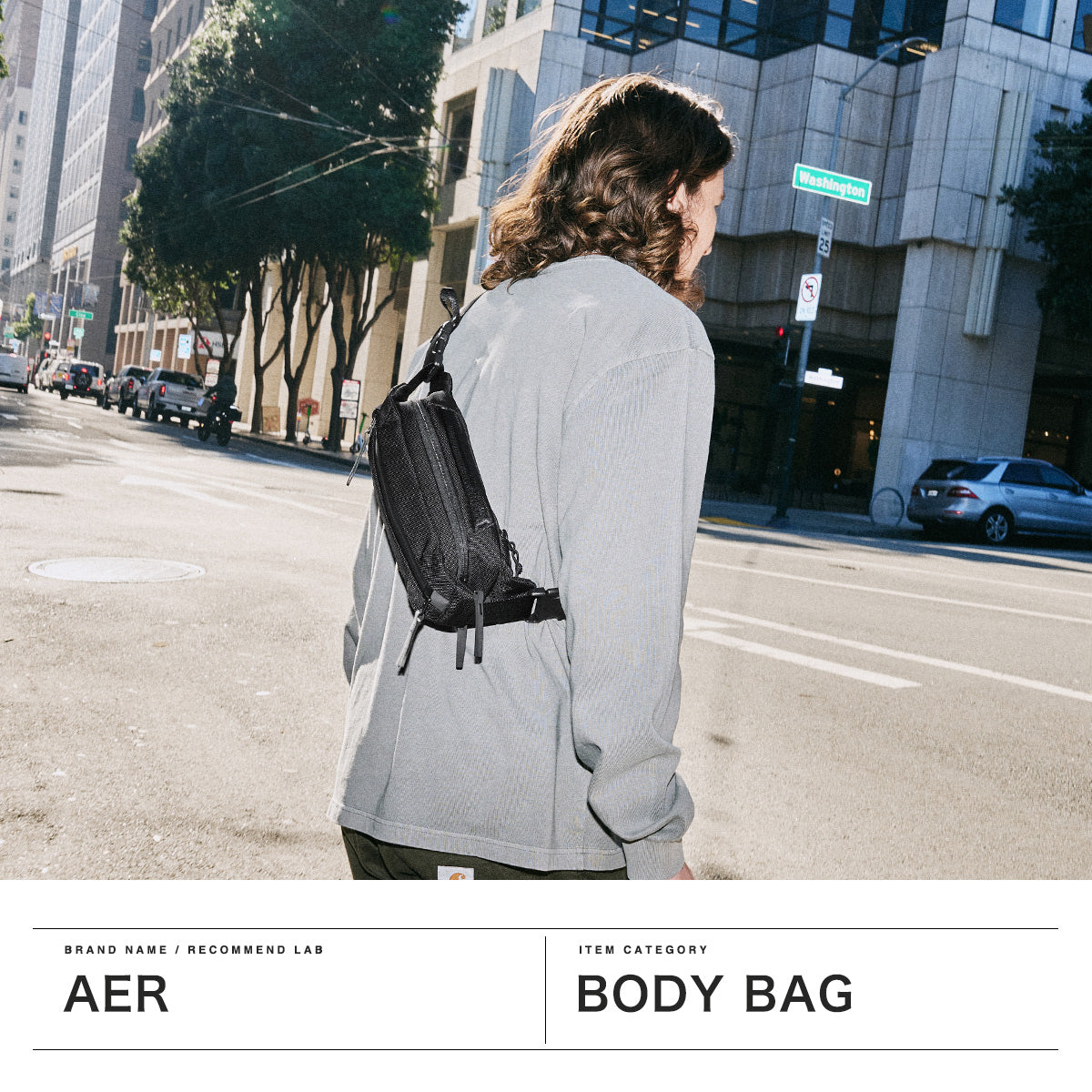 Aer ボディバッグ　ミニショルダー エアー Aer ボディバッグ メンズ レディース ブランド バッグ