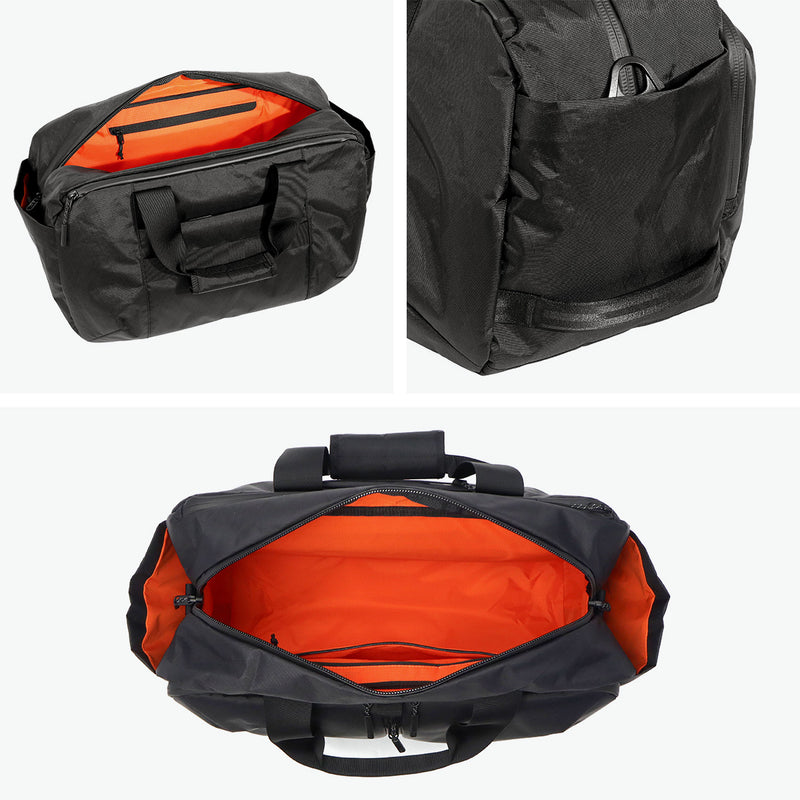 エアー ボストンバッグ メンズ レディース 旅行 大容量 軽量 Aer バッグ ダッフルバッグ ショルダー ブランド ナイロン おしゃれ 大きめ 旅行用 斜め掛け 機内持ち込み 防水 PC 黒 35L Travel Weekender X-Pac