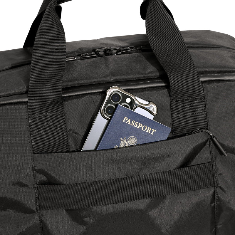 エアー ボストンバッグ メンズ レディース 旅行 大容量 軽量 Aer バッグ ダッフルバッグ ショルダー ブランド ナイロン おしゃれ 大きめ 旅行用 斜め掛け 機内持ち込み 防水 PC 黒 35L Travel Weekender X-Pac