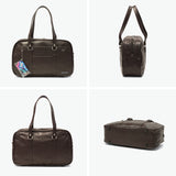 ANGEL BLUE スクールバッグ 高校生 中学生 合皮 女子高生 女子 エンジェルブルー スクバ トート サブバッグ サブバ おしゃれ かわいい 合皮スクールバッグ ブランド ポーチ付き A4 AB001