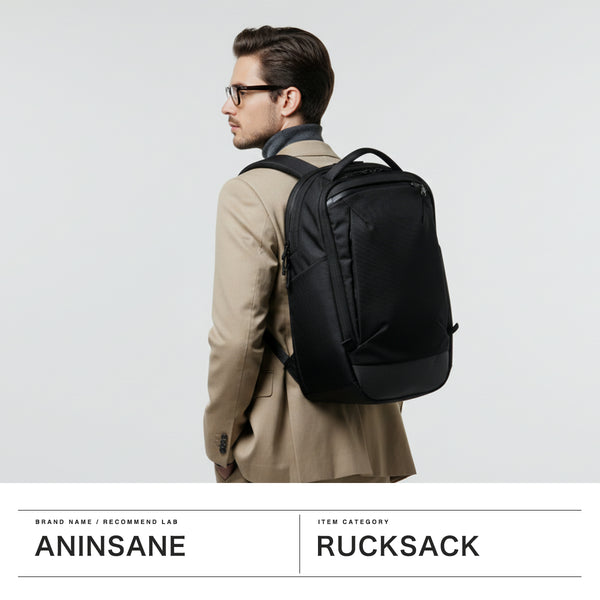 アンインセイン リュック メンズ レディース 大容量 ANINSANE ビジネス 通勤 出張 PC収納 タブレット 軽量 ビジネスリュック スーツケース連結 耐水 A4 22L 16inch 14inch 2台 B Series BACKPACK ELITE B05