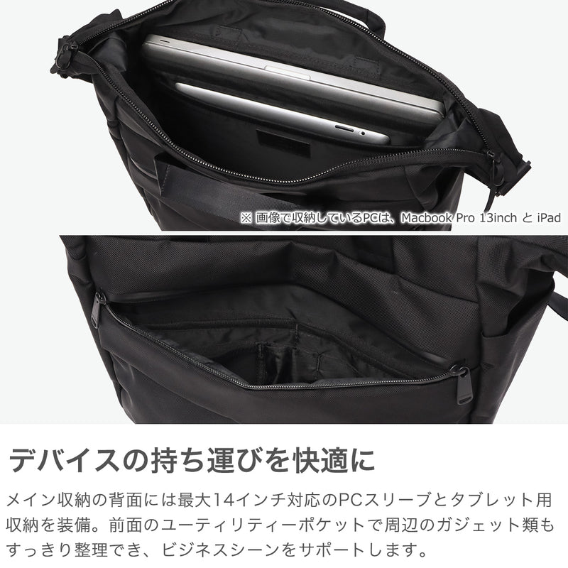 アンインセイン ショルダーバッグ メンズ レディース ANINSANE ビジネス 通勤 出張 PC収納 タブレット 軽量 斜めがけ 手持ち スーツケース連結 耐水 2WAY A4 14L 14inch B Series SHOULDER BAG B06