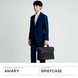 【正規取扱店】 アニアリ ブリーフケース 本革 メンズ レディース aniary レザー 革 バッグ ビジネスバッグ 自立 軽量 薄型 ファスナー付き 日本製 B4 Artisan Leather アルティザンレザー Brief 36-01000