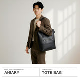 【正規取扱店】 アニアリ トートバッグ メンズ レディース ファスナー付き aniary ブランド トート バッグ 本革 革 レザー 縦型 縦 軽量 軽い 自立 通勤 ビジネス 日本製 A4 Artisan Leather Tote 36-02000