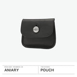 【正規取扱店】 アニアリ ポーチ メンズ レディース 小さめ 小物入れ おしゃれ ブランド ミニ aniary 小物 本革 牛革 革 レザー マルチケース 薄型 マチなし フラップ コンパクト Reality Leather 28-08008