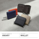 【正規取扱店】 アニアリ 二つ折り財布 メンズ レディース 本革 ブランド aniary 財布 ファスナー 革 レザー ラウンドファスナー 二つ折 コンパクト 小銭入れ カード シンプル 大人 Artisan Leather 36-20021