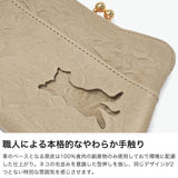 アオネコ 財布 レディース コンパクト aoneco がま口 軽い 薄い 薄型 小銭入れ おしゃれ かわいい 可愛い コインケース 革 本革 牛革 レザー 猫 ネコ 保護猫 保護ネコ ねこ 日本製 がま口ミニウォレット an002