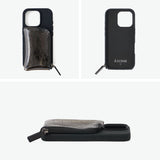 【正規取扱店】 エーシーン スマホケース カード収納 背面 A SCENE iphone ケース 後付け ポケット ポーチ スマホ シリコン iPhoneケース アイフォンケース iPhone ブランド おしゃれ PVC croco silicon case