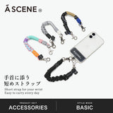【正規取扱店】 エーシーン ストラップ メンズ レディース スマホストラップ 紐 A SCENE ブランド かわいい おしゃれ ハンドストラップ 手首 ホルダー 太め 落下防止 スマホ 可愛い Design paracord mini strap