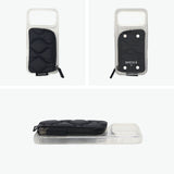 【正規取扱店】 エーシーン スマホケース iPhone17proMAX iPhone18proMAX カバー A SCENE iPhoneケース おしゃれ ケース 17proMAX 18proMAX キルティング クリアケース ポケット スマホ iPhone Quilt clear case