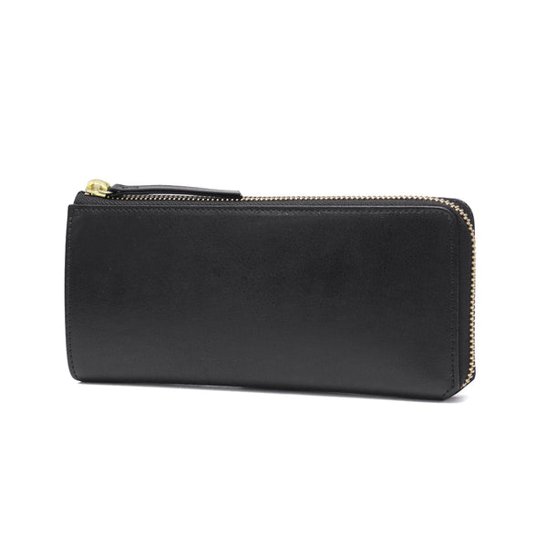 アウ 長財布 メンズ レディース 本革 黒 A_W 財布 革 レザー 小銭入れ ファスナー 大容量 シンプル Lobb LONG PURSE AP-001