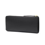 アウ 長財布 メンズ レディース 本革 黒 A_W 財布 革 レザー 小銭入れ ファスナー 大容量 シンプル Lobb LONG PURSE AP-001
