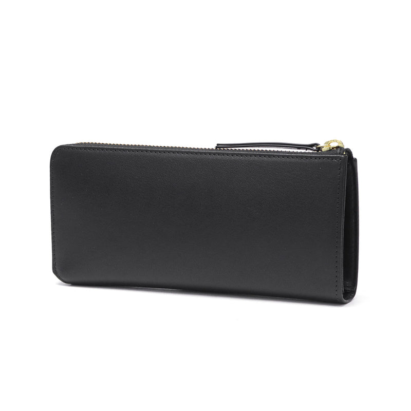 アウ 長財布 メンズ レディース 本革 黒 A_W 財布 革 レザー 小銭入れ ファスナー 大容量 シンプル Lobb LONG PURSE AP-001