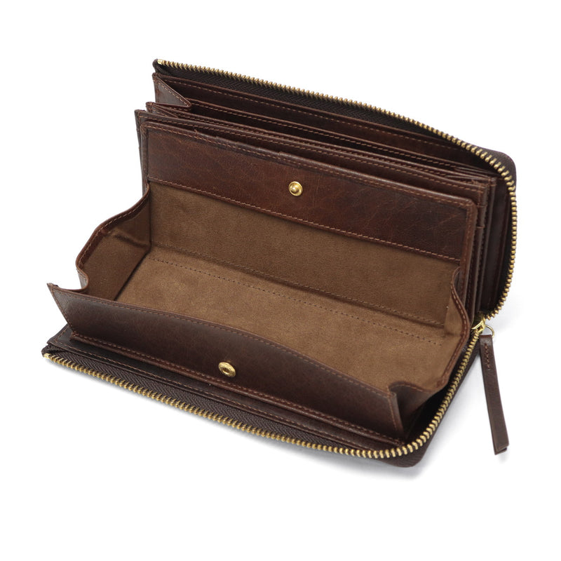 アウ 長財布 メンズ レディース 本革 黒 A_W 財布 革 レザー 小銭入れ ファスナー 大容量 シンプル Lobb LONG PURSE AP-001