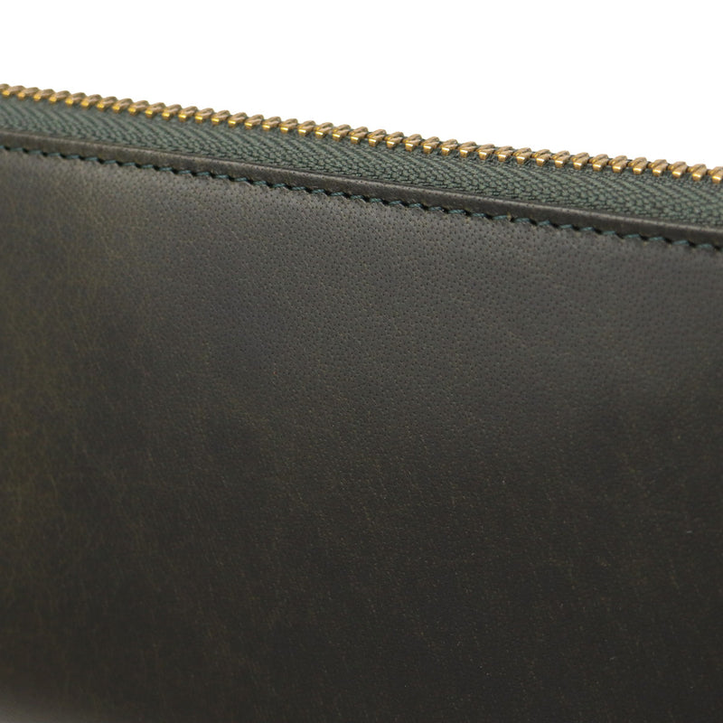 アウ 長財布 メンズ レディース 本革 黒 A_W 財布 革 レザー 小銭入れ ファスナー 大容量 シンプル Lobb LONG PURSE AP-001