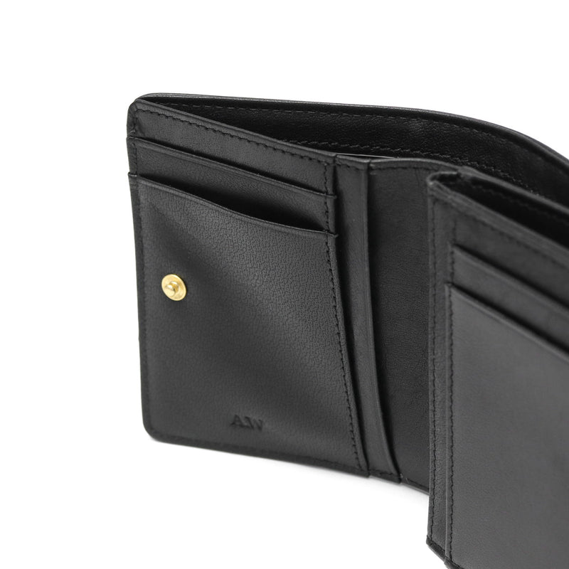 アウ 二つ折り財布 メンズ レディース ブランド 札 小銭 A_W 財布 本革 革 レザー 小銭入れ ファスナー シンプル 黒 Lobb BILLFOLD L ZIP PURSE S AP-003
