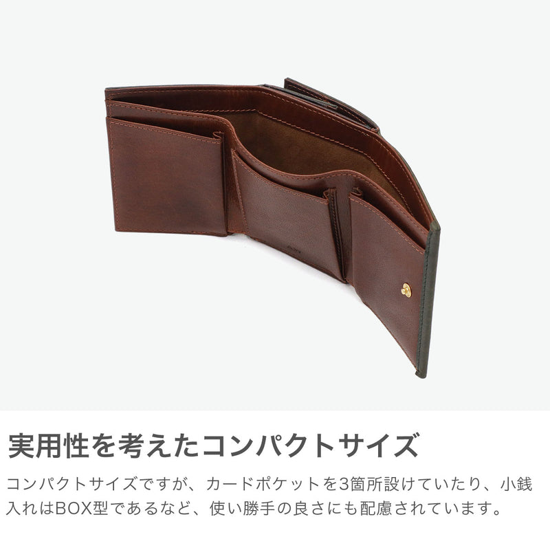 アウ 三つ折り財布 メンズ レディース ブランド 札 小銭 A_W 財布 本革 革 レザー 小銭入れ box型小銭入れ シンプル 黒 Lobb TRIFOLD PURSE AP-004
