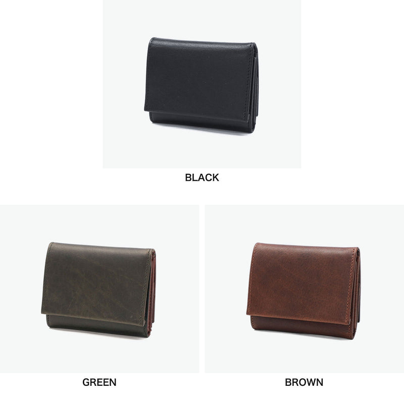アウ 三つ折り財布 メンズ レディース ブランド 札 小銭 A_W 財布 本革 革 レザー 小銭入れ box型小銭入れ シンプル 黒 Lobb TRIFOLD PURSE AP-004