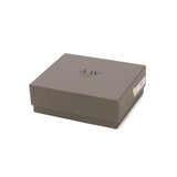 アウ 三つ折り財布 メンズ レディース ブランド 札 小銭 A_W 財布 本革 革 レザー 小銭入れ box型小銭入れ シンプル 黒 Lobb TRIFOLD PURSE AP-004