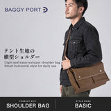 バギーポート ショルダーバッグ メンズ レディース 斜めがけバッグ BAGGY PORT バッグ ブランド おしゃれ 斜めがけ 日本製 大人 フラップ A4 フラップショルダー SHELTER DUCK 横型ショルダーバッグ(L) INS-603