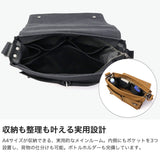 バギーポート ショルダーバッグ メンズ レディース 斜めがけバッグ BAGGY PORT バッグ ブランド おしゃれ 斜めがけ 日本製 大人 フラップ A4 フラップショルダー SHELTER DUCK 横型ショルダーバッグ(L) INS-603