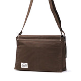 バギーポート ショルダーバッグ メンズ レディース 斜めがけバッグ BAGGY PORT バッグ ブランド おしゃれ 斜めがけ 日本製 大人 フラップ A4 フラップショルダー SHELTER DUCK 横型ショルダーバッグ(L) INS-603