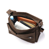 バギーポート ショルダーバッグ メンズ レディース 斜めがけバッグ BAGGY PORT バッグ ブランド おしゃれ 斜めがけ 日本製 大人 フラップ A4 フラップショルダー SHELTER DUCK 横型ショルダーバッグ(L) INS-603