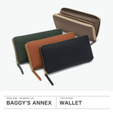 バギーズアネックス 長財布 レディース メンズ BAGGY'S ANNEX 財布 大容量 ブランド ラウンドファスナー レザー カード大容量 おしゃれ 小銭入れ エンボス リサイクルレザー ラウンドファスナー長財布 LZKM-140