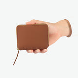 バギーズアネックス 二つ折り財布 レディース メンズ ブランド BAGGY'S ANNEX 財布 大人 ファスナー 大容量 BOX型小銭入れ 小銭入れあり カード入れ コンパクト エンボス リサイクルレザー ハーフ財布 LZKM-141