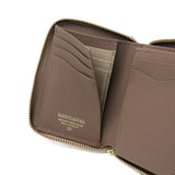 バギーズアネックス 二つ折り財布 レディース メンズ ブランド BAGGY'S ANNEX 財布 大人 ファスナー 大容量 BOX型小銭入れ 小銭入れあり カード入れ コンパクト エンボス リサイクルレザー ハーフ財布 LZKM-141