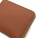 バギーズアネックス 二つ折り財布 レディース メンズ ブランド BAGGY'S ANNEX 財布 大人 ファスナー 大容量 BOX型小銭入れ 小銭入れあり カード入れ コンパクト エンボス リサイクルレザー ハーフ財布 LZKM-141