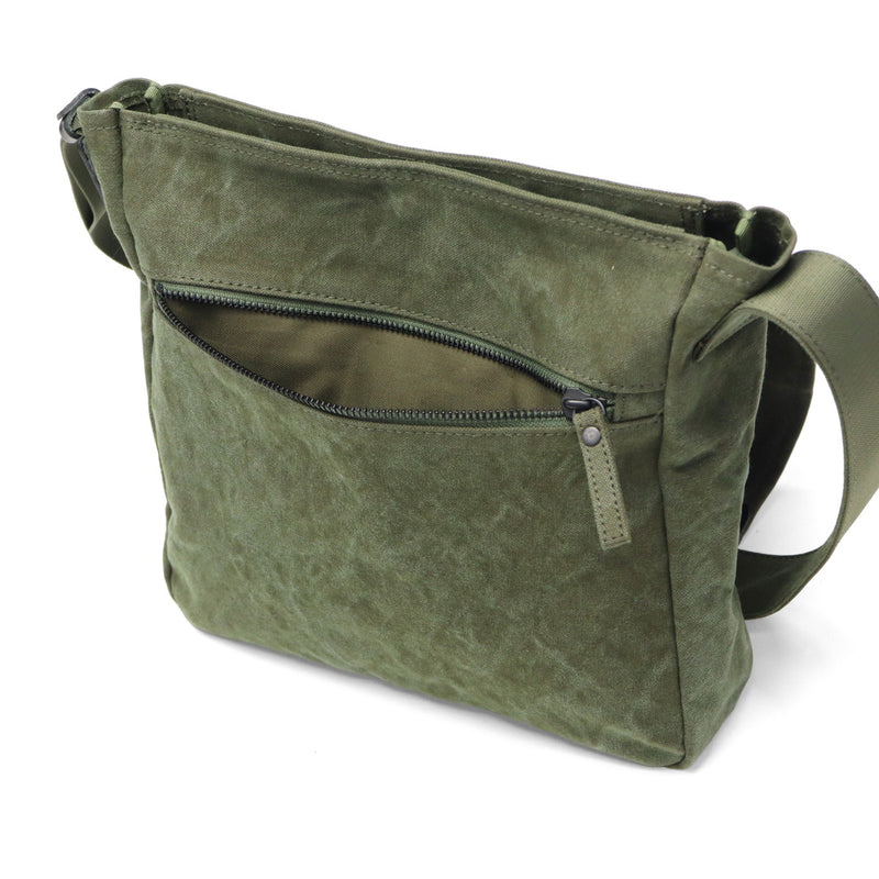 バギーポート ショルダーバッグ メンズ レディース 小さめ BAGGY PORT 斜めがけ 大人 ブランド 帆布 日本製 ミニショルダー A5 タイガー帆布 TIGER CANVAS フラップ付きショルダーバッグ(Sサイズ) GRN-881