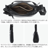 バギーズアネックス ショルダーバッグ メンズ レディース BAGGY'S ANNEX 斜めがけ 小さめ 大人 かっこいい 軽量 本革 革 レザー 斜めがけバッグ 斜め掛け ミニショルダーバッグ 縦型 拡張 グロッシー LZKM-1500