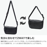 バギーズアネックス ショルダーバッグ メンズ レディース BAGGY'S ANNEX 斜めがけ 小さめ 大人 かっこいい 軽量 本革 革 レザー 斜めがけバッグ 斜め掛け ミニショルダーバッグ 横型 拡張 グロッシー LZKM-1501