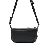 バギーズアネックス ショルダーバッグ メンズ レディース BAGGY'S ANNEX 斜めがけ 小さめ 大人 かっこいい 軽量 本革 革 レザー 斜めがけバッグ 斜め掛け ミニショルダーバッグ 横型 拡張 グロッシー LZKM-1501