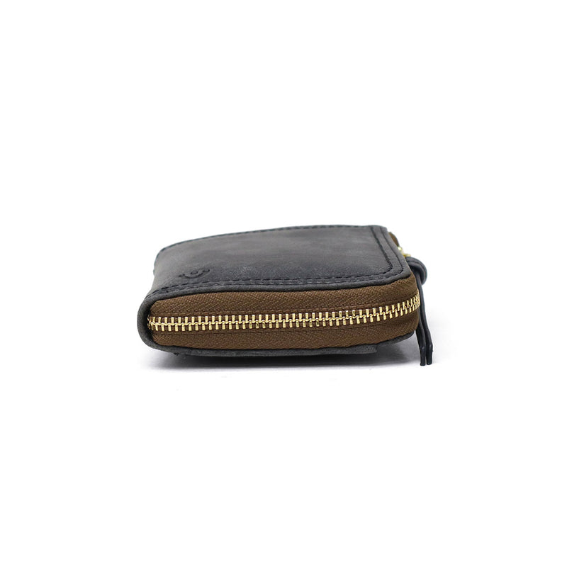 バギーポート 財布 メンズ レディース コンパクト BAGGY PORT ブランド おしゃれ ミニ財布 レザー 本革 革 ミニ 小さめ 小銭入れあり クーズー KUDU LEATHER L字ファスナー コンパクトウォレット ZKM-905