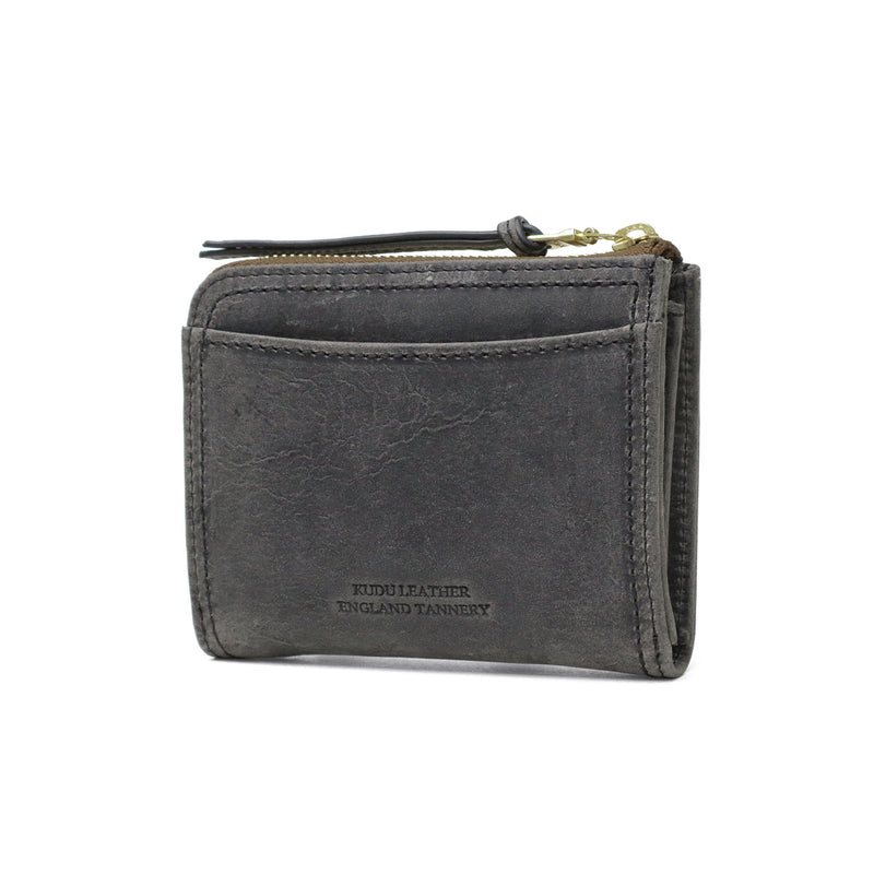 バギーポート 財布 メンズ レディース コンパクト BAGGY PORT ブランド おしゃれ ミニ財布 レザー 本革 革 ミニ 小さめ 小銭入れあり クーズー KUDU LEATHER L字ファスナー コンパクトウォレット ZKM-905